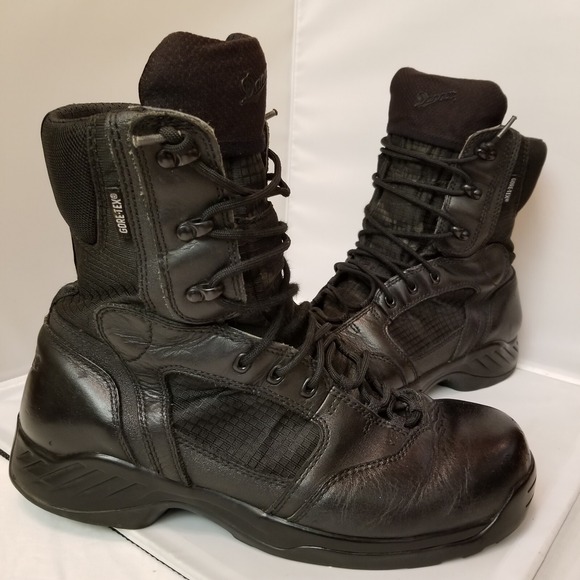 Danner Kinetic GTX Side‎ Zip 8" GORE-TEX Tactical Boots Black  Men Size 12 EE - Picture 1 of 16